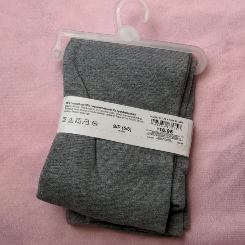 The Children's Place Gray Full Length Leggings with Rhinestones